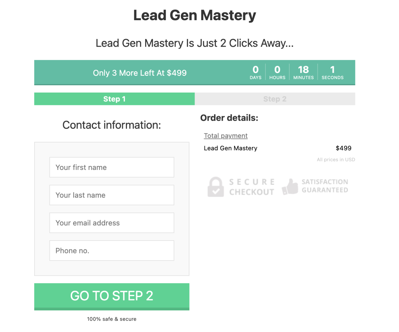 Zarak Lead Gen Mastery IM Courses