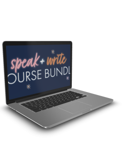 Jess Ekstrom - Speak + Write Bundle